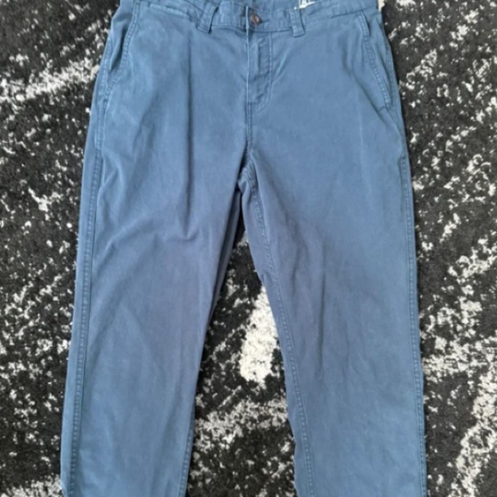 Men's Casual Blue Chino Pants